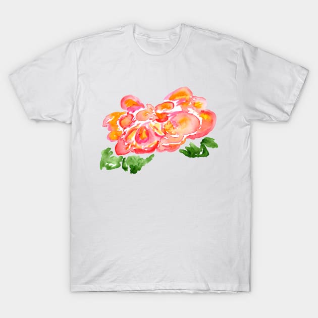 sunset peony T-Shirt by thegirlaquatic